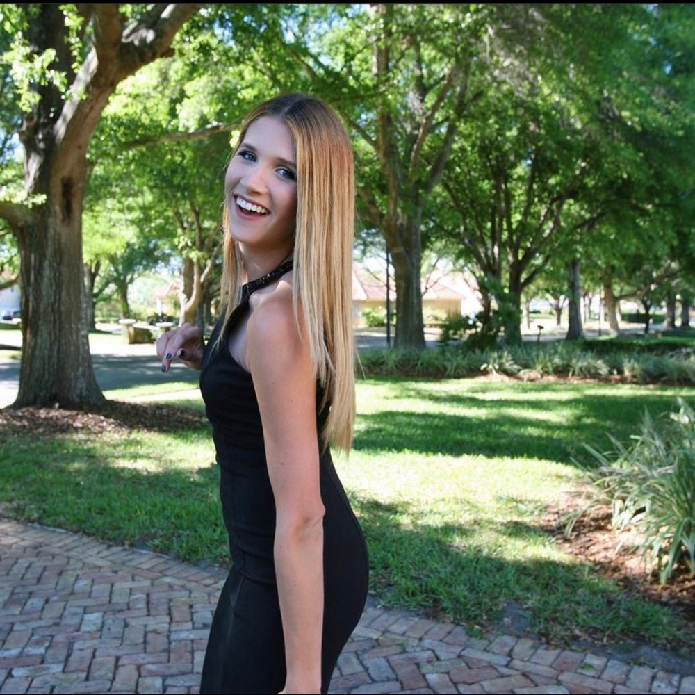 LULus black full length formal dress with beaded neckline